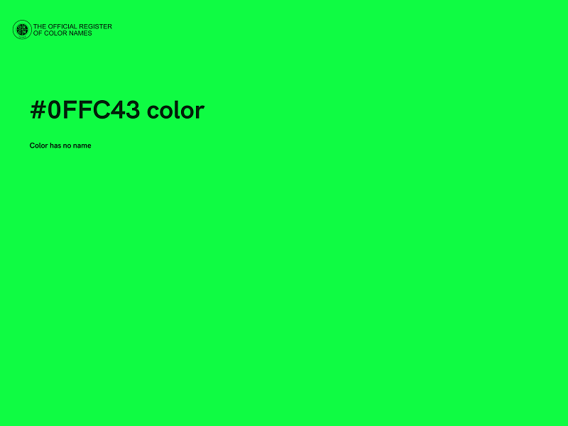 #0FFC43 color image