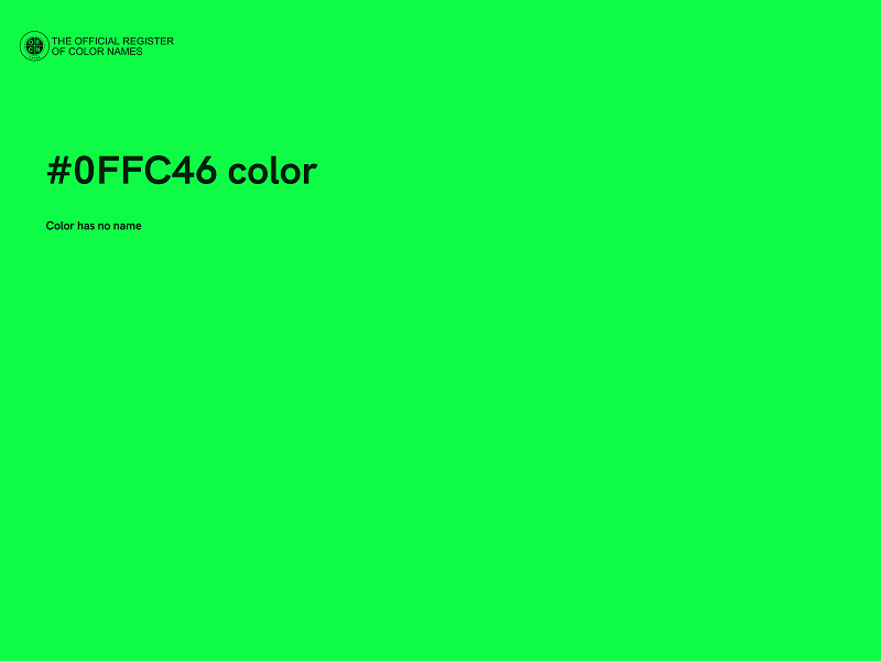 #0FFC46 color image