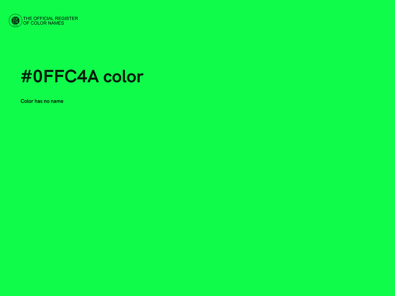 #0FFC4A color image