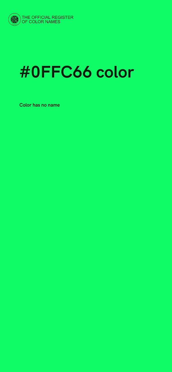 #0FFC66 color image
