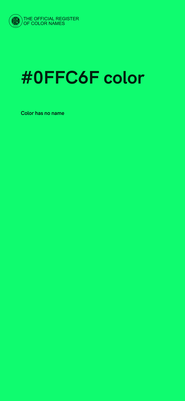 #0FFC6F color image