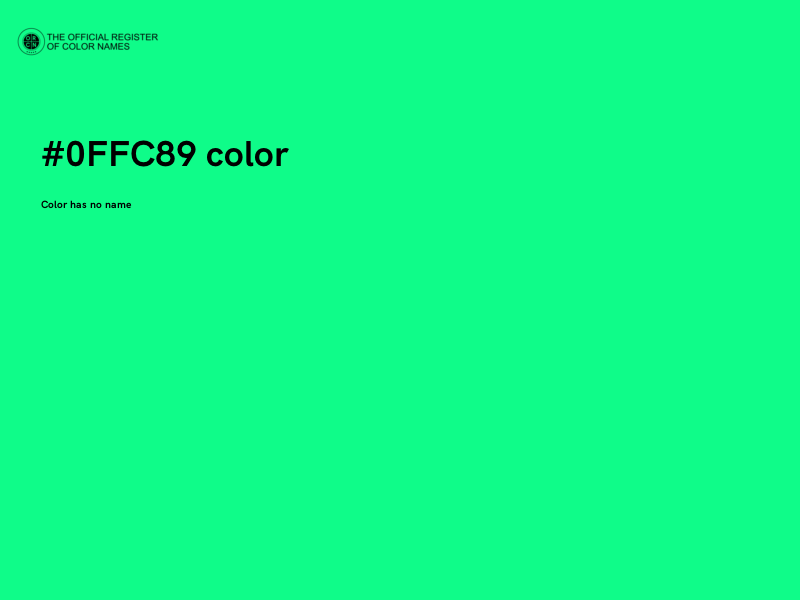 #0FFC89 color image