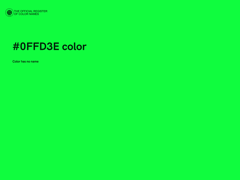 #0FFD3E color image
