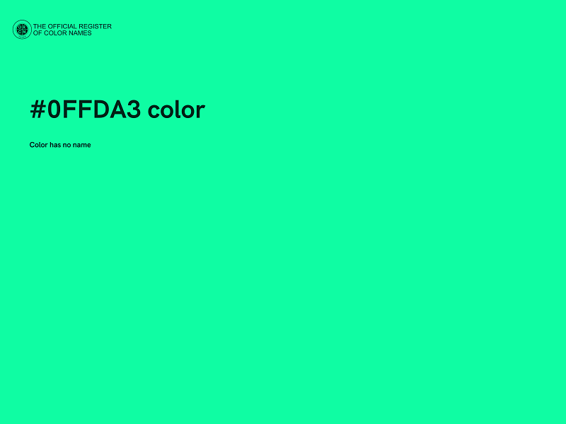 #0FFDA3 color image