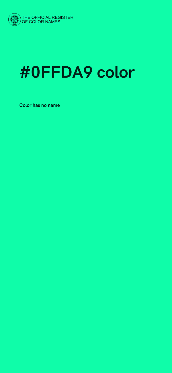 #0FFDA9 color image