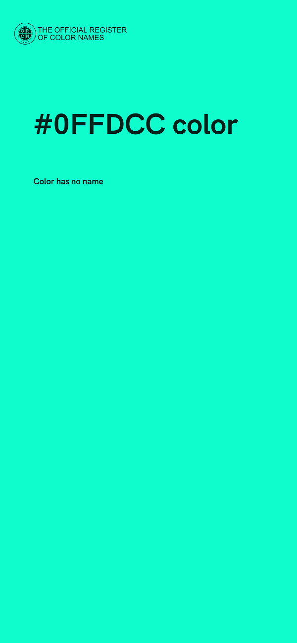 #0FFDCC color image