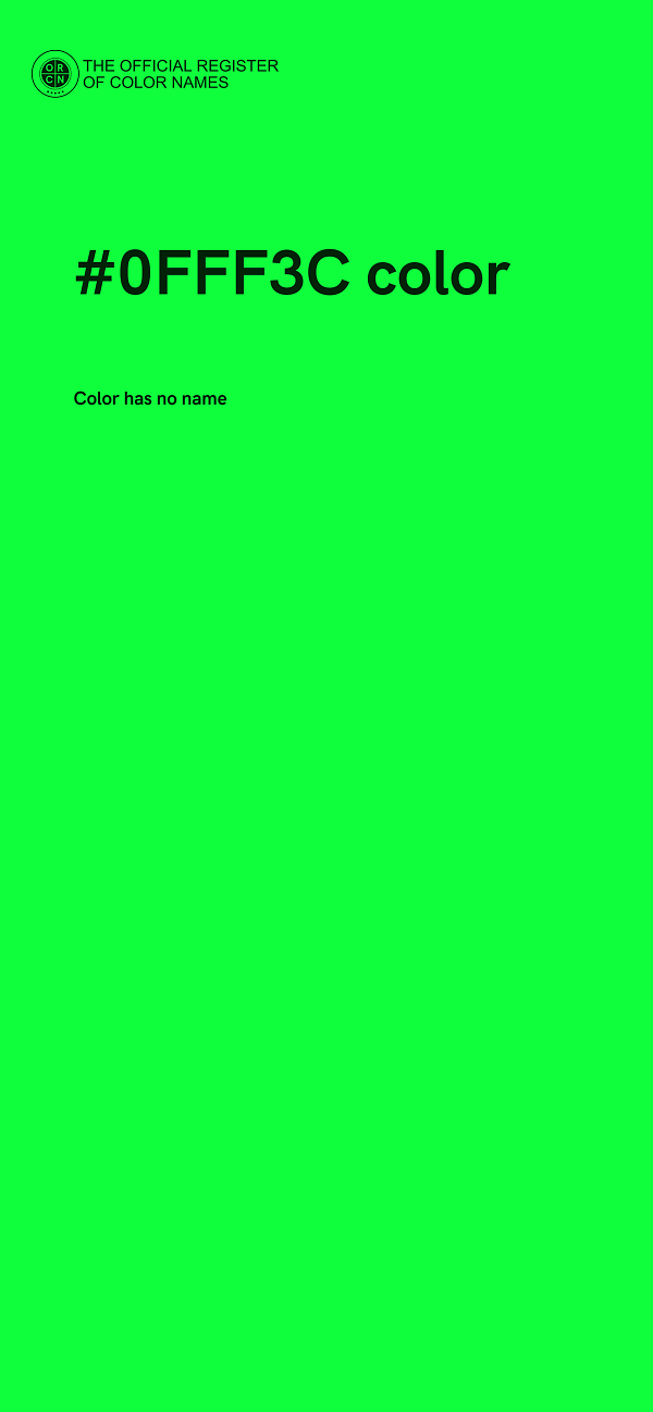 #0FFF3C color image