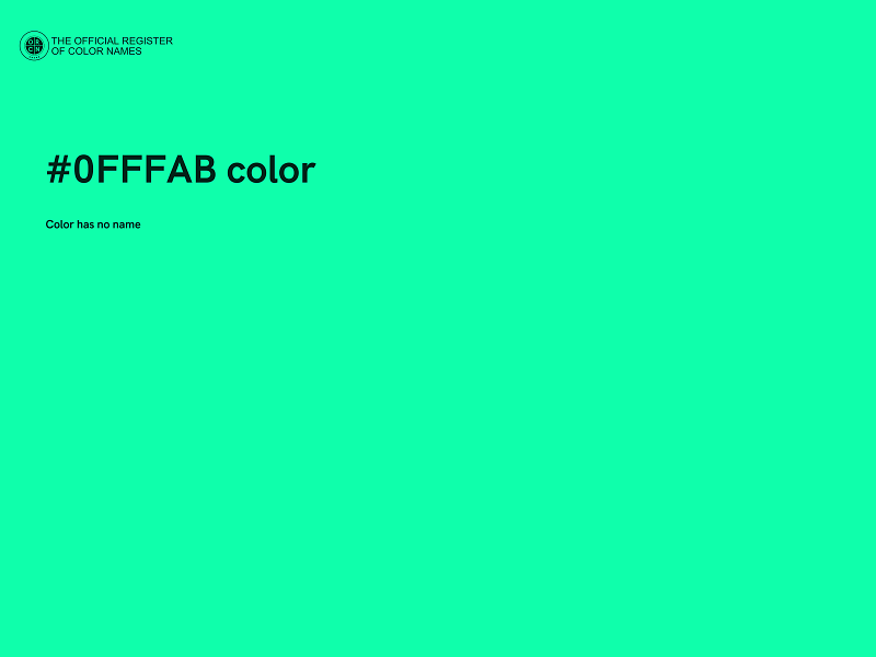 #0FFFAB color image