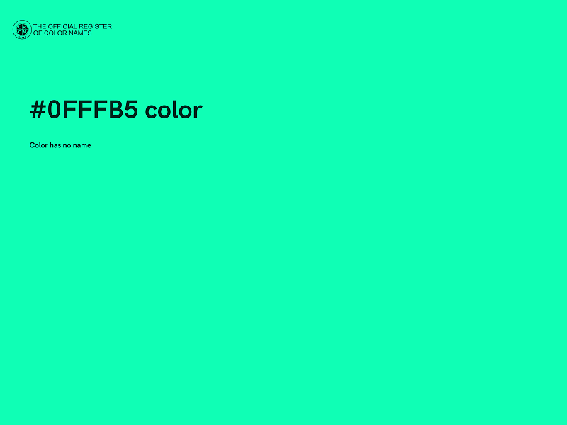 #0FFFB5 color image