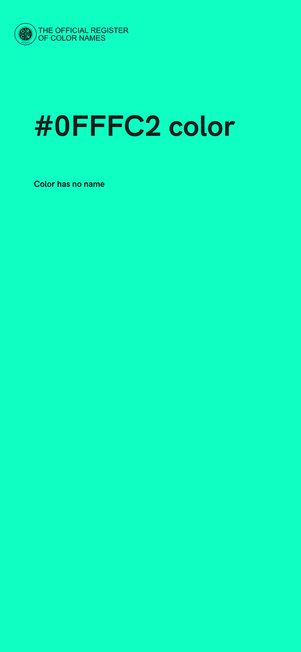 #0FFFC2 color image
