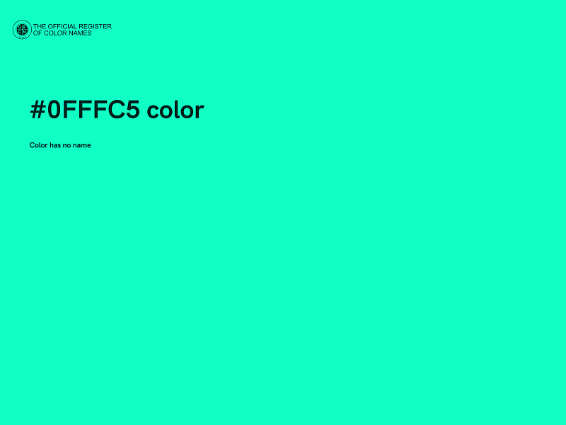 #0FFFC5 color image