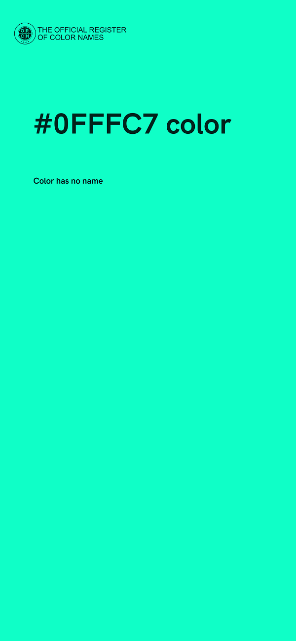 #0FFFC7 color image