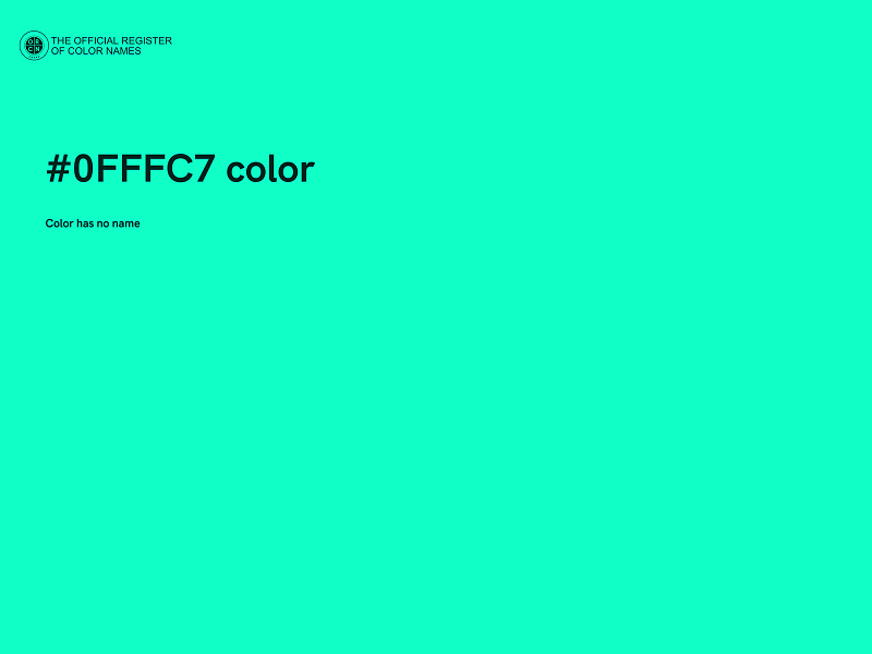 #0FFFC7 color image