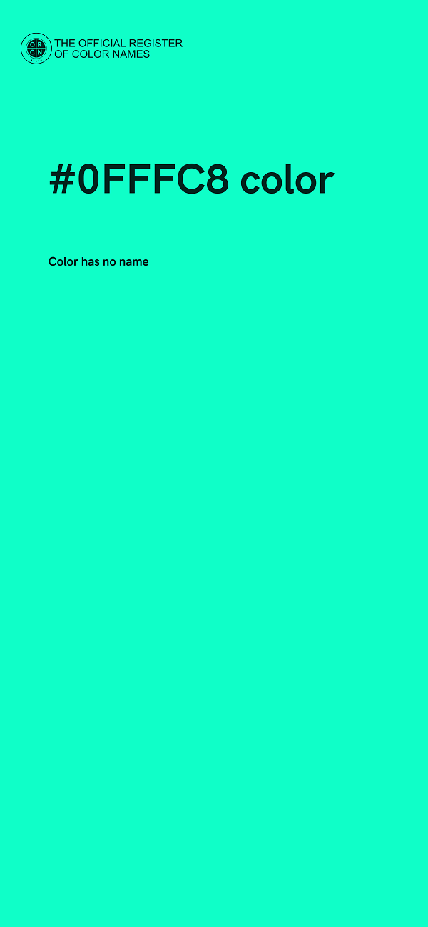#0FFFC8 color image