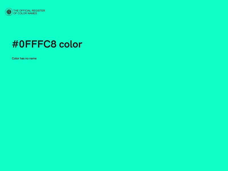 #0FFFC8 color image