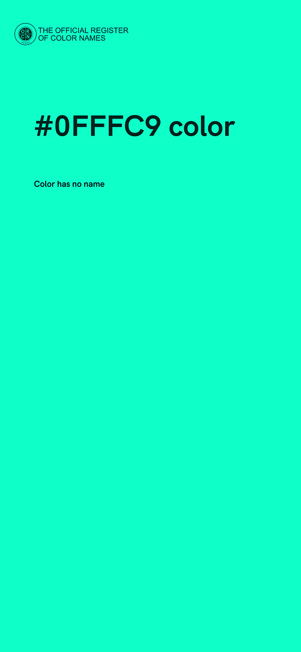 #0FFFC9 color image