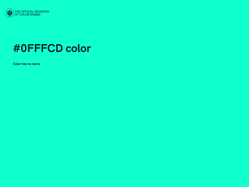 #0FFFCD color image