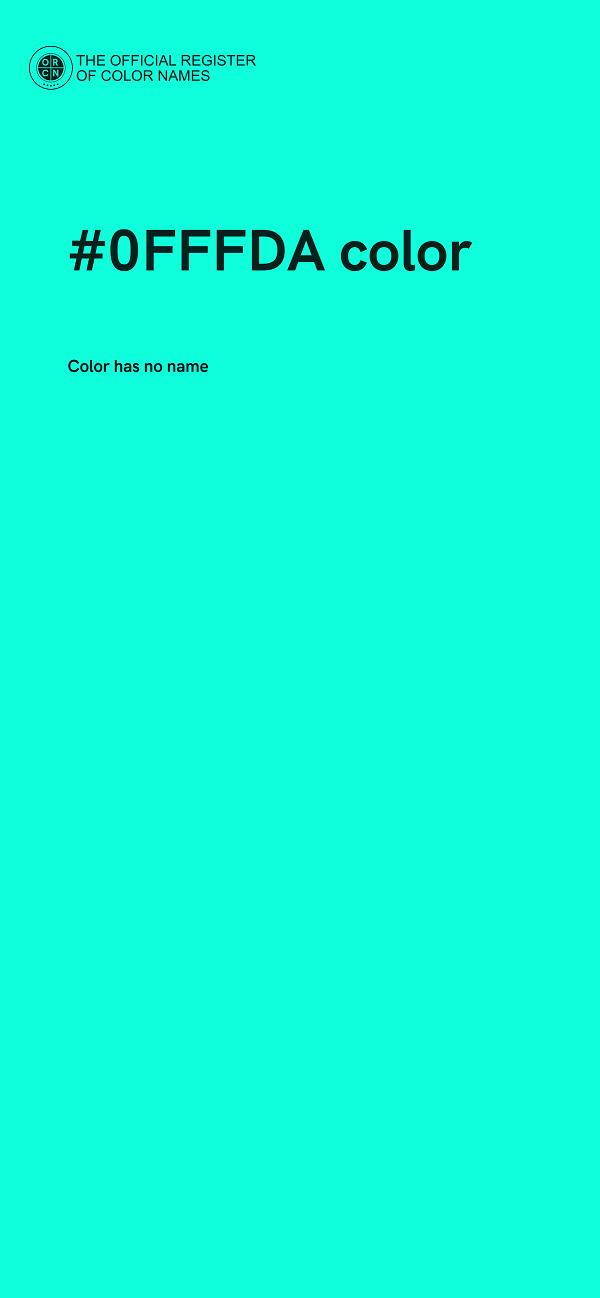 #0FFFDA color image