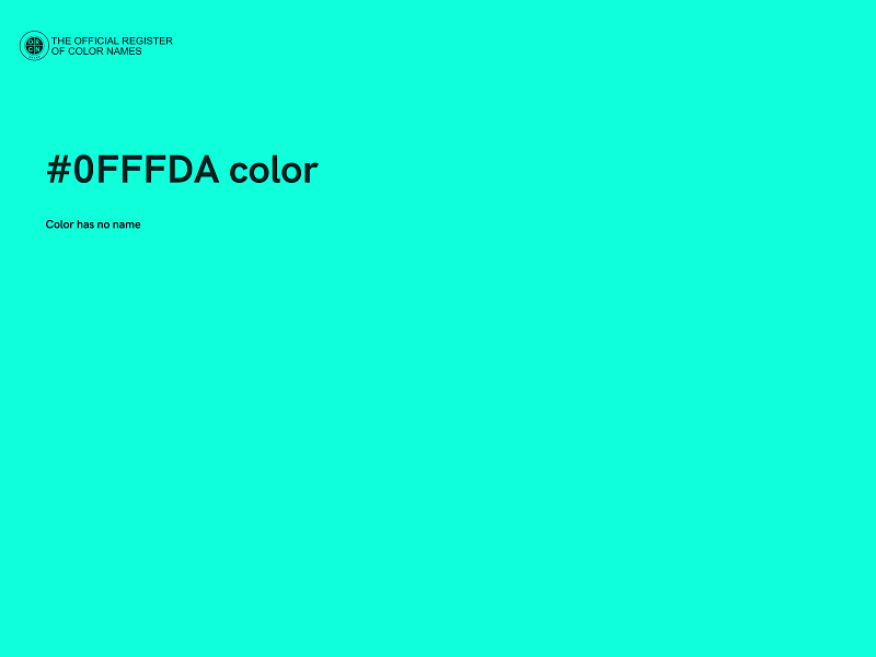 #0FFFDA color image