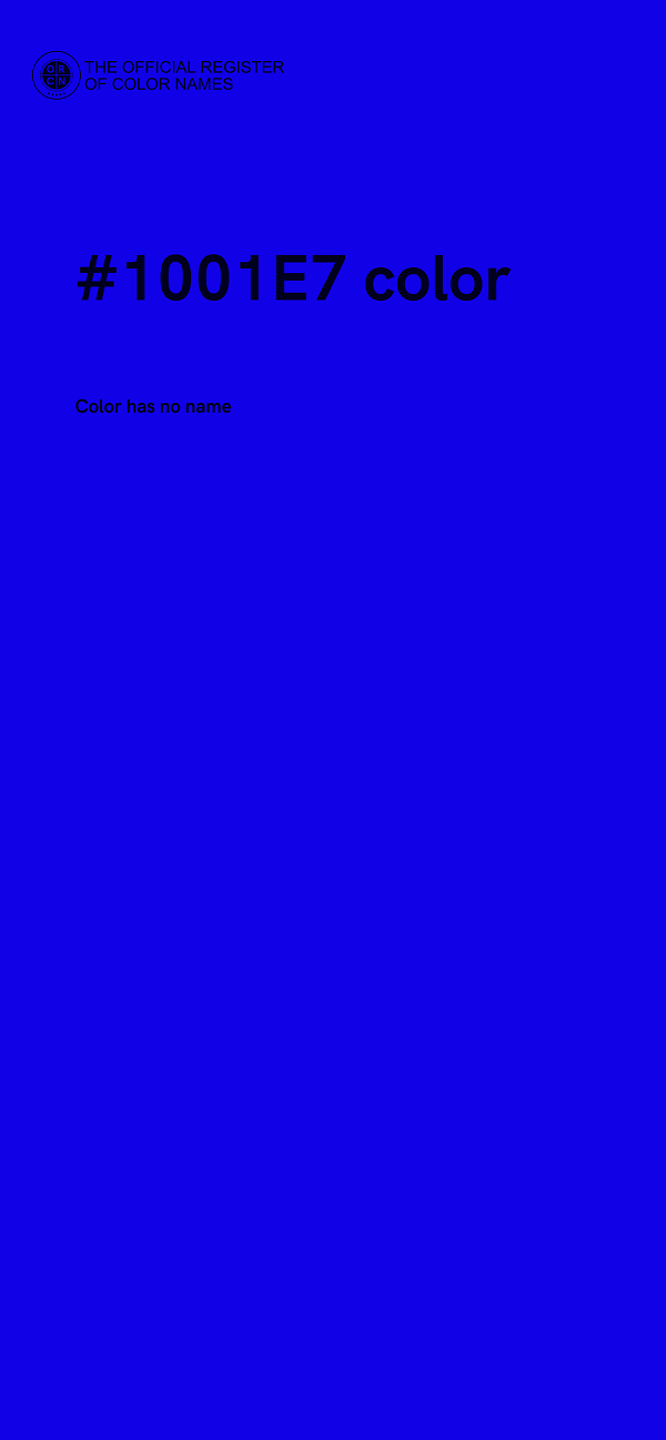 #1001E7 color image