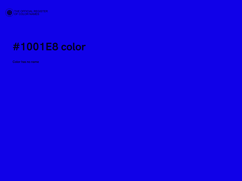 #1001E8 color image