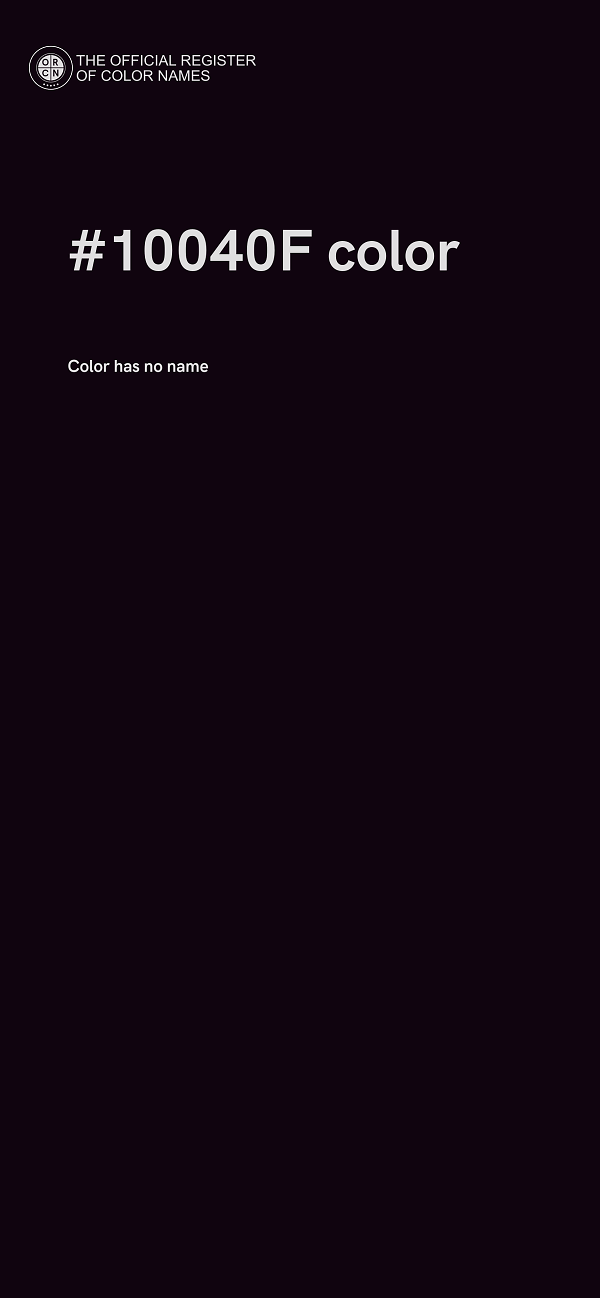 #10040F color image