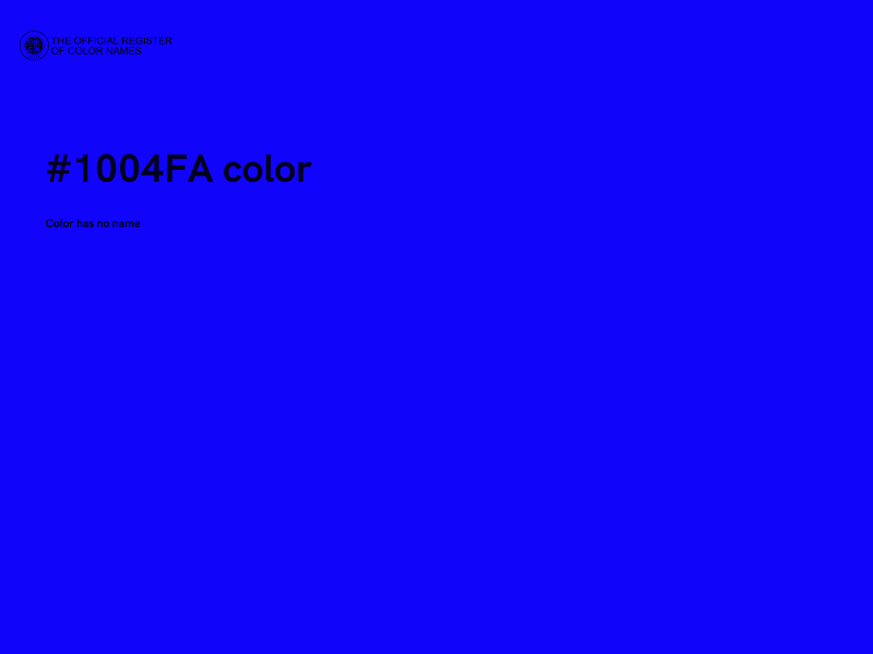 #1004FA color image