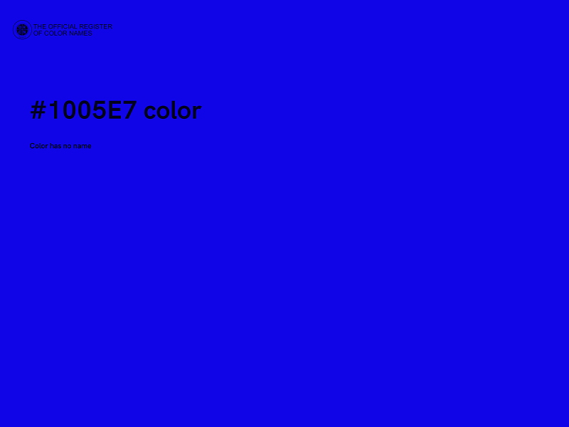 #1005E7 color image