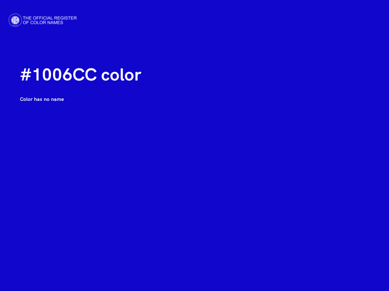 #1006CC color image