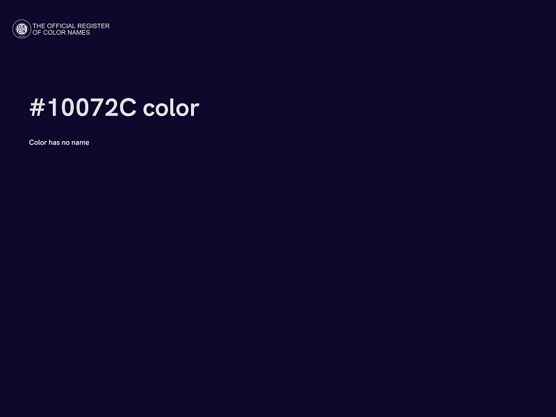 #10072C color image