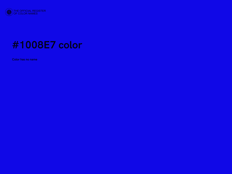 #1008E7 color image