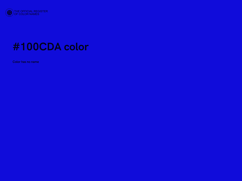 #100CDA color image