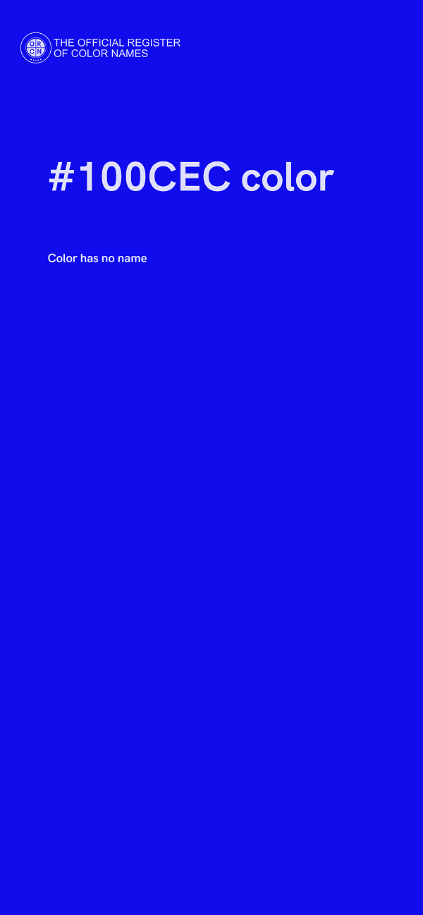 #100CEC color image