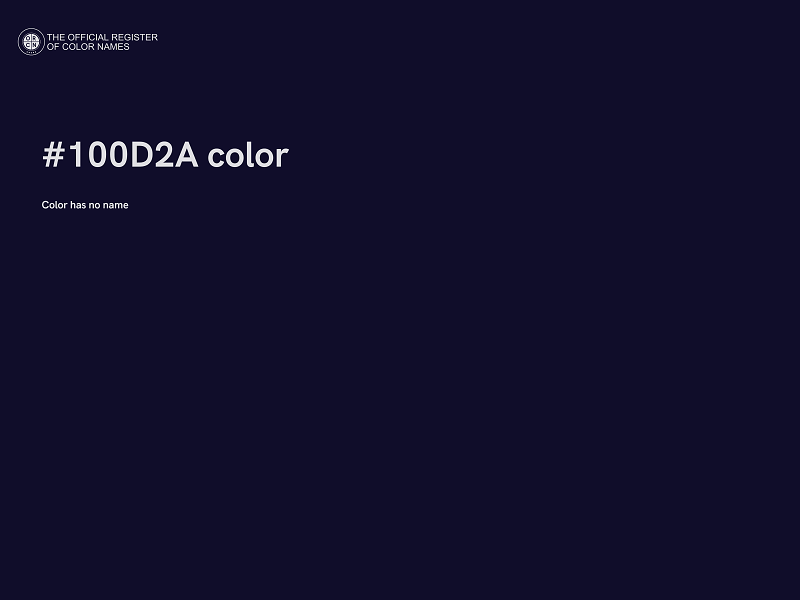 #100D2A color image