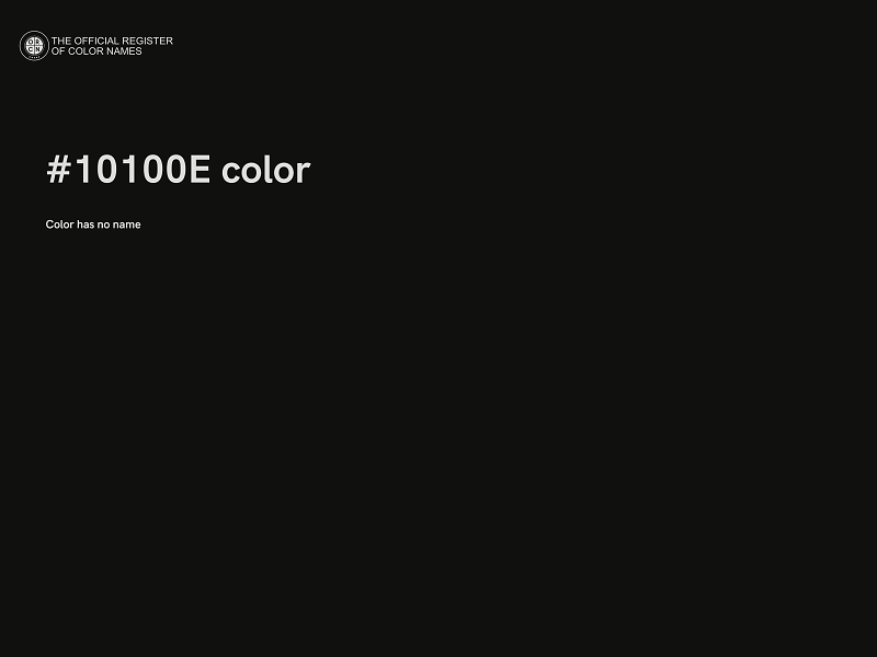 #10100E color image
