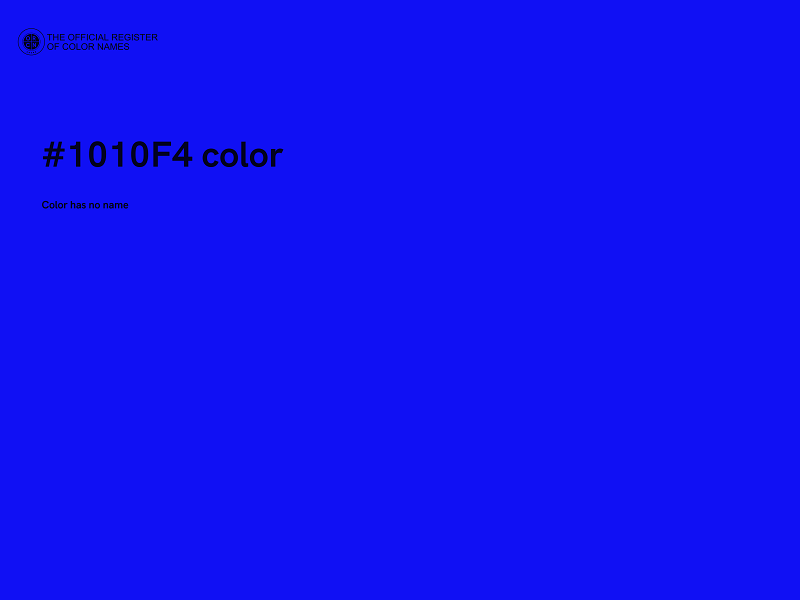 #1010F4 color image