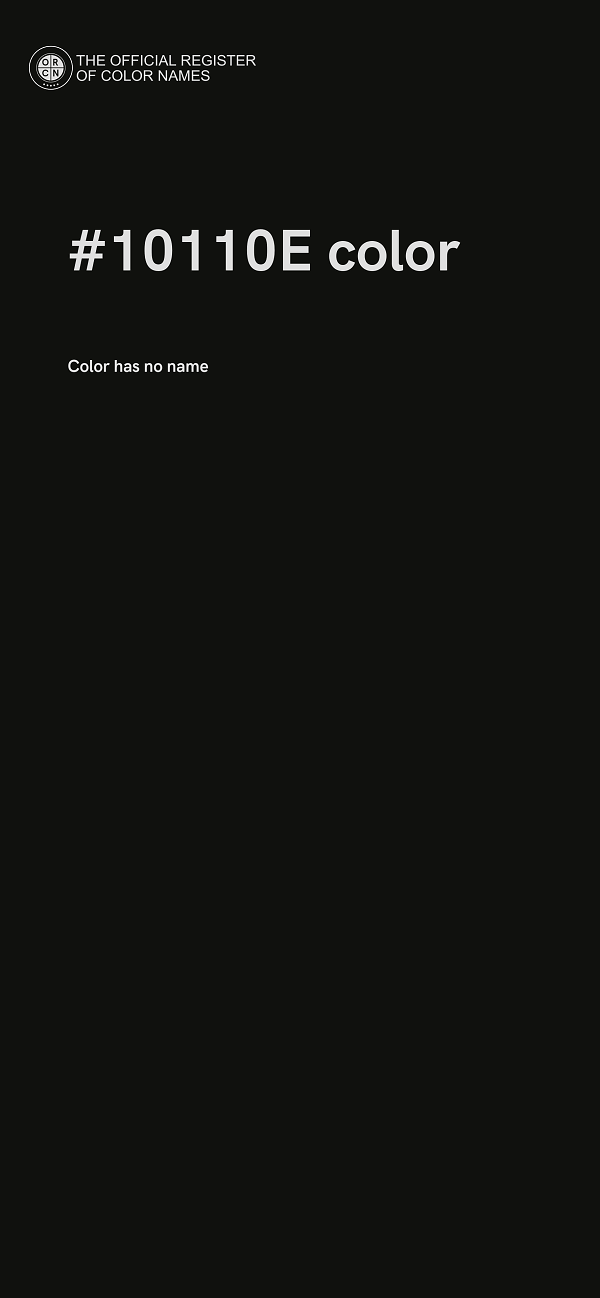 #10110E color image