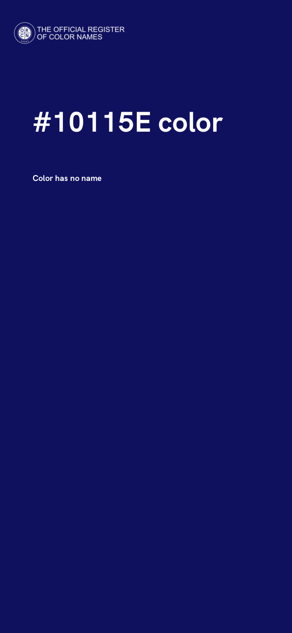 #10115E color image