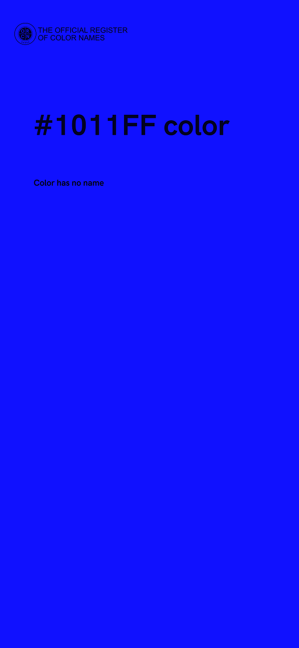 #1011FF color image