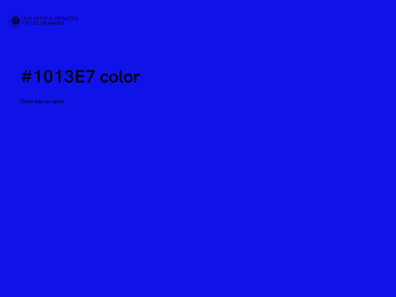 #1013E7 color image
