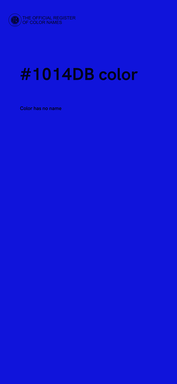 #1014DB color image