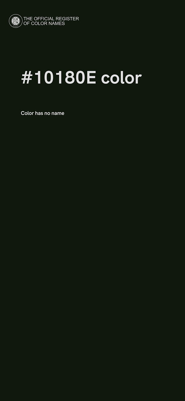 #10180E color image