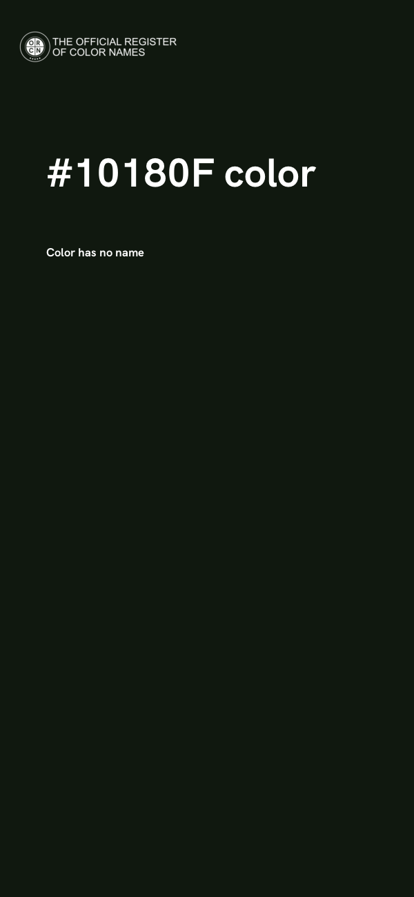#10180F color image