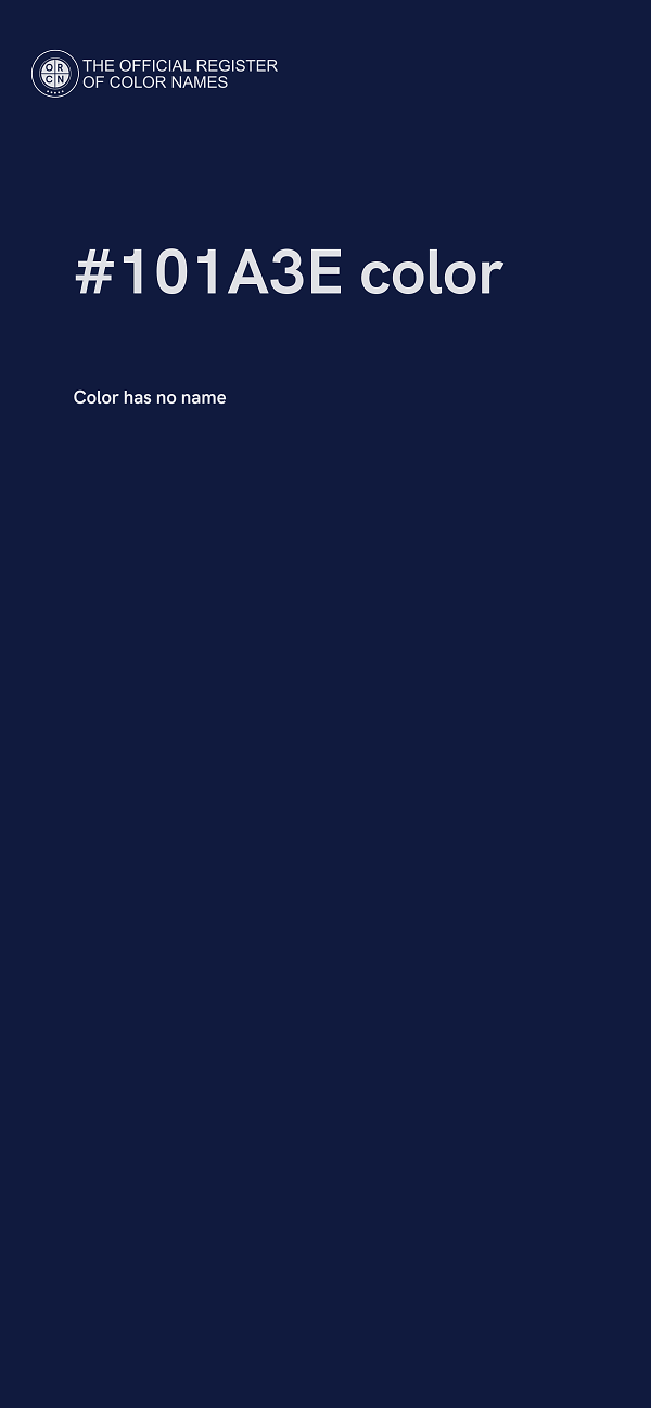 #101A3E color image