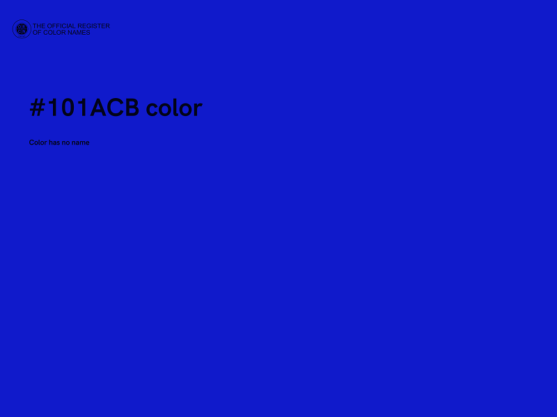 #101ACB color image