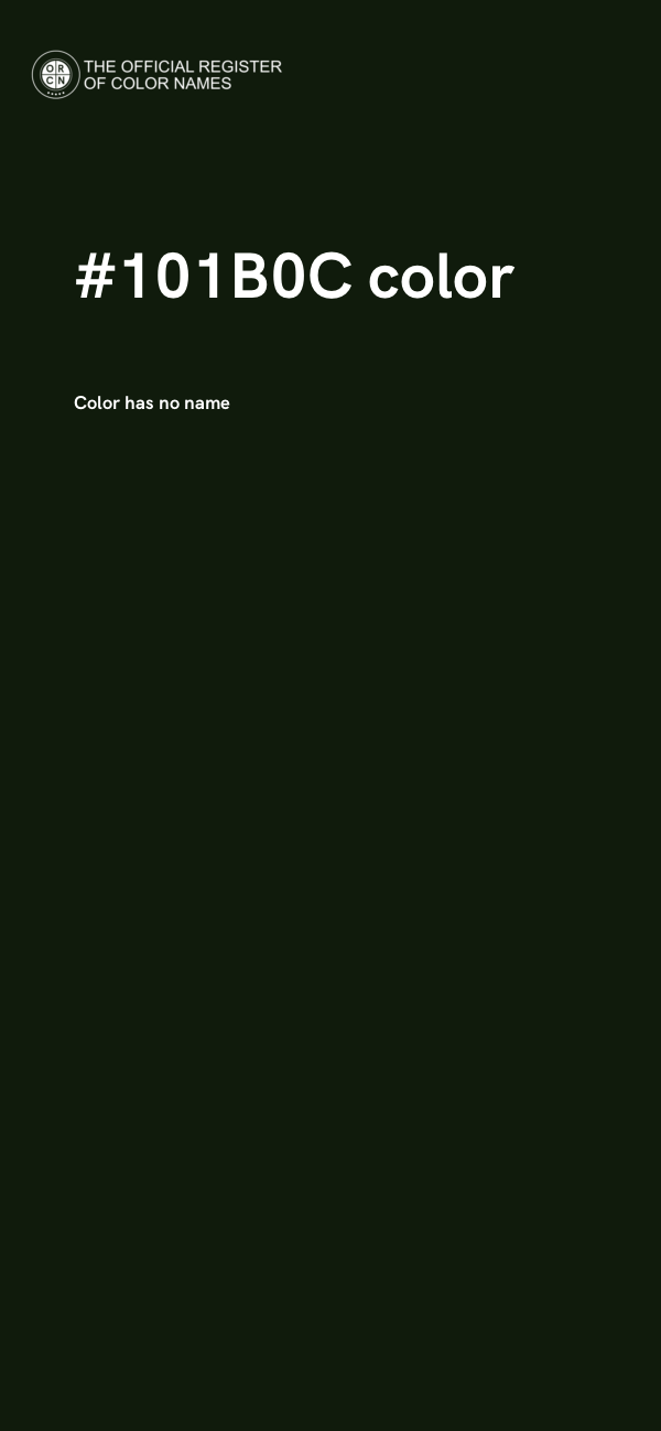 #101B0C color image