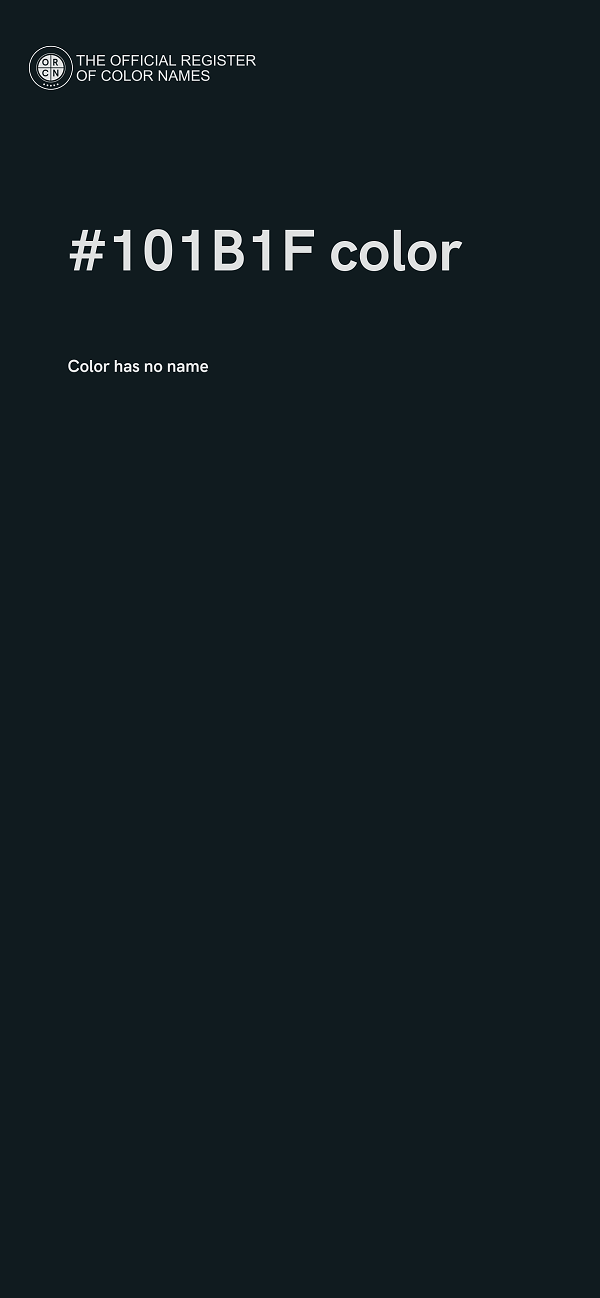 #101B1F color image