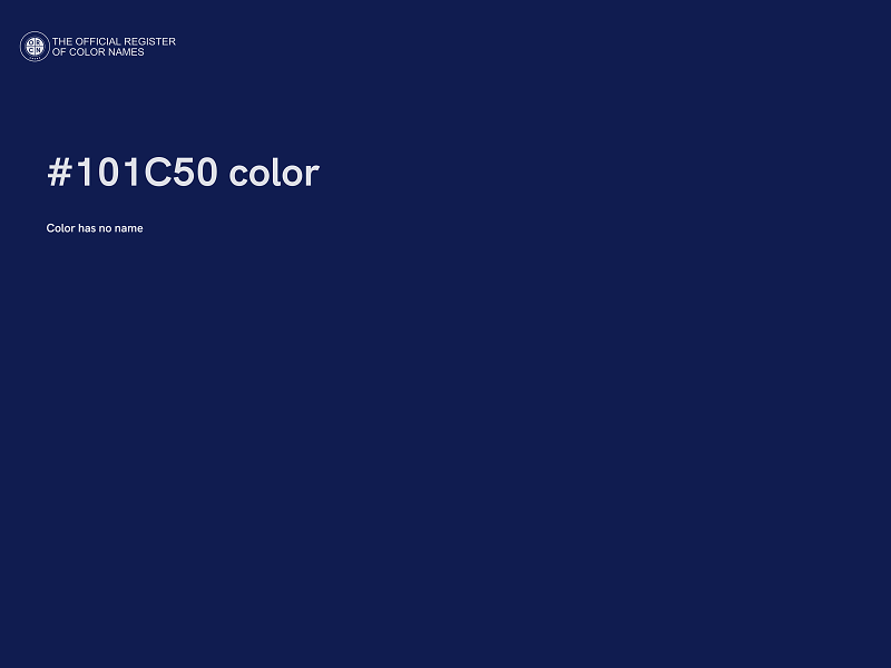 #101C50 color image