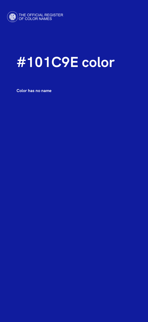 #101C9E color image
