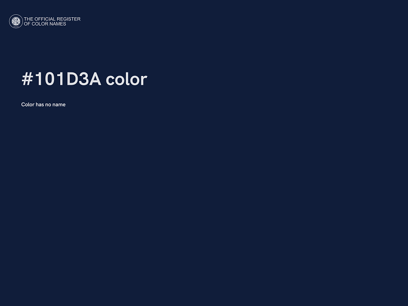 #101D3A color image